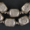 Vintage Rectangular Artisanal Metal Beads (Large)