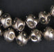 Artisanal Ethiopian Silver Eye Beads (14mm) - The Bead Chest