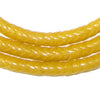 Glass Snake Beads, Amber Color (Small)