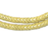 Glass Snake Beads, Light Yellow (6mm)