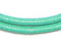 Turquoise Vinyl Phono Record Beads (6mm) - The Bead Chest