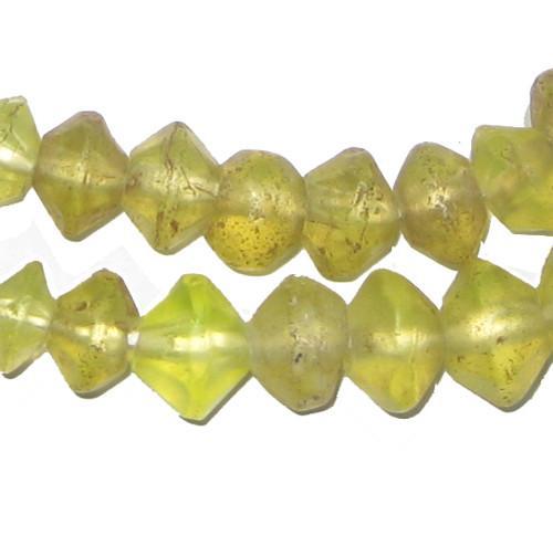 Yellow Vaseline Beads (Graduated) - The Bead Chest