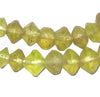 Yellow Vaseline Beads (Graduated)