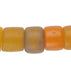 Old Mixed Orange Cylinder Tomato Beads - The Bead Chest