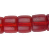 Old Translucent Red Cylinder Tomato Beads