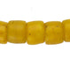 Old Yellow Cylinder Tomato Beads - The Bead Chest