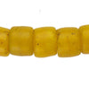 Old Yellow Cylinder Tomato Beads
