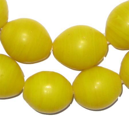 Yellow Tomato Beads (24x20mm) - The Bead Chest