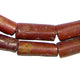 Cylindrical Bauxite Beads (25x9mm) - The Bead Chest