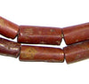 Cylinder Bauxite Beads (25x9mm)