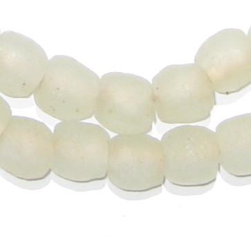 Clear Recycled Glass Beads (11mm) - The Bead Chest