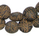 Mali Clay Spindle Disk Beads (Tribal Design) - The Bead Chest