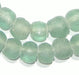 Green Marine Recycled Glass Beads (14mm) - The Bead Chest
