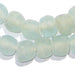 5 Pack: Clear Aqua Recycled Glass Beads (14mm) - The Bead Chest