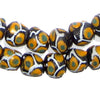 Eye Mosaic Krobo Powder Glass Beads