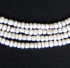White Glass Beads (set of 2)