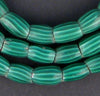 Striped Watermelon Chevron Beads (Long Strand)