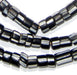Black & White Stripe Venetian Trade Beads - The Bead Chest