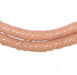 Rose Pink Glass Snake Beads (6mm) - The Bead Chest