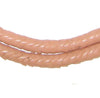 Rose Pink Glass Snake Beads (6mm)