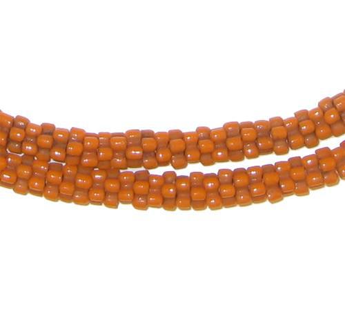 Orange Star Snake Beads - The Bead Chest