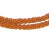 Orange Star Snake Beads