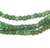 Ghana Green Glass Beads (2 Strands)