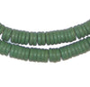 Green Sliced Prosser Beads