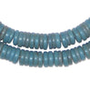 Light Blue Sliced Prosser Button Beads