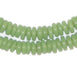 Pistachio Green Glass Disk Beads - The Bead Chest
