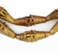 Striated Bicone Brass Filigree Bicone Beads (30x10mm) - The Bead Chest