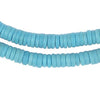 Baby Blue Sliced Prosser Beads
