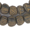 Mali Clay Spindle Beads (Small Gumdrop)