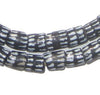 Zebra Krobo Powder Glass Beads