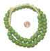 Lime Green Sandcast Beads - The Bead Chest
