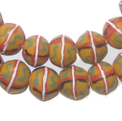 Yellow King Trade Beads - The Bead Chest