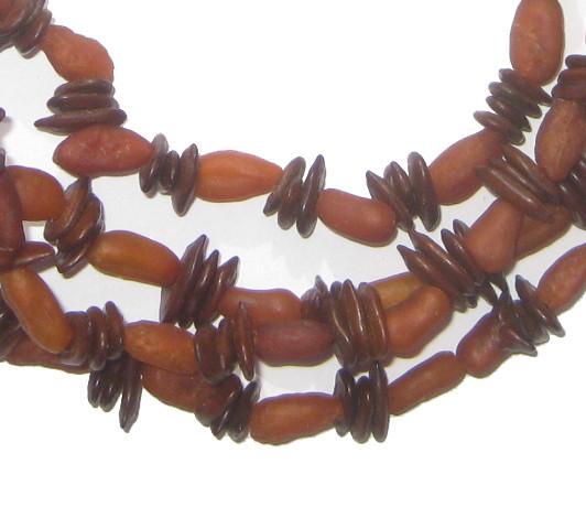 Kenyan Natural Seed Beads Medley - The Bead Chest