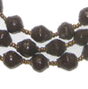Dark Brown Recycled Paper Beads from Uganda