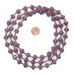 Lavender Recycled Paper Beads from Uganda - The Bead Chest