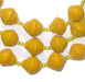 Sunflower Yellow Recycled Paper Beads from Uganda - The Bead Chest