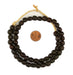 Dark Brown Kenya Bone Beads (Round) - The Bead Chest
