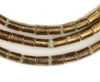 Vintage Ethiopian Brass Tube Beads (6x3mm)