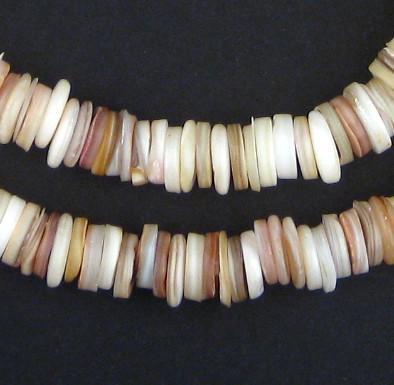 Ivory Moroccan Heishi Shell Beads - The Bead Chest