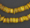 Mustard Yellow Moroccan Heishi Shell Beads