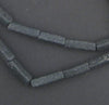 Black Moroccan Pottery Beads (Rectangle)
