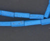 Deep Blue Moroccan Pottery Beads (Rectangle)