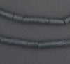 Black Moroccan Pottery Beads (Cylinder)
