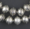 Berber Silver Bicone Beads (15x17mm)
