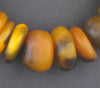 Apricot Swirl Moroccan Horn Beads