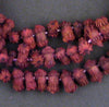 Purple Clove-Shaped Moroccan Eucalyptus Beads